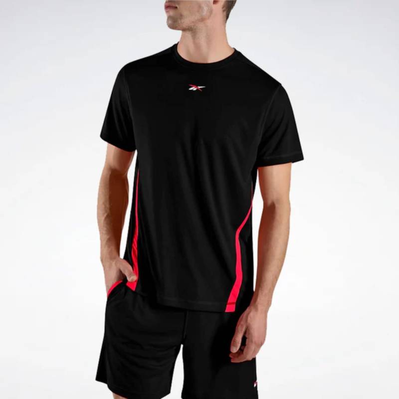 REEBOK REMERA ID TRAIN BLOCKED T-SHIRT NEGRA